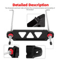 Black Battery Hold Tie Down w/ J-Hooks for Honda Civic EG EK S2000 (1992–2005)