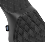 2-Up Seat for Harley Davidson Touring (2014–2023) - Double Diamond Black Stitching