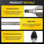 CV Axle Shaft for Chevy Aveo Pontiac G3 Wave Suzuki Swift (2004–2011)