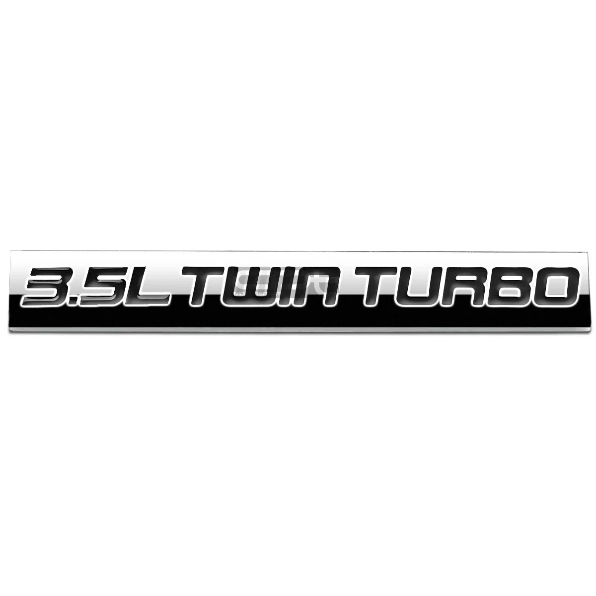 3.5L Twin Turbo Bumper Sticker Metal Emblem Decal Trim Badge for