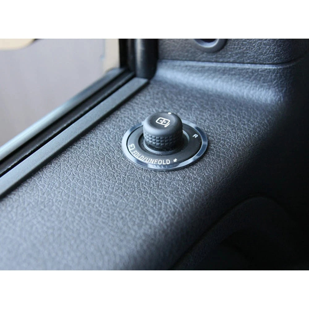 Stainless Steel Mirror Control Trim Ring for Ford F-150 Raptor (2010–2014)