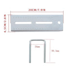 Set of 4 Galvanized Swivel Top Bunk Brackets for Boat Trailer