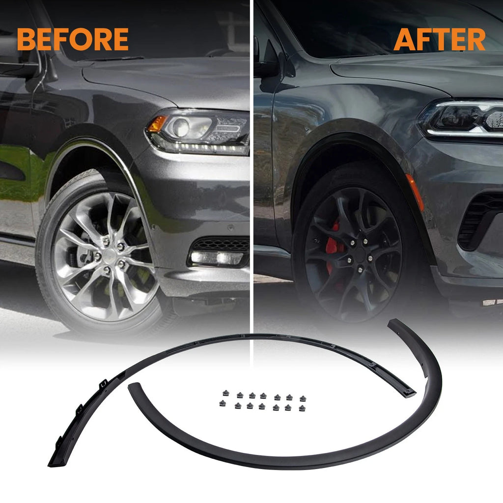 Set of 2 Fender Flares Trim for Dodge Durango (2011-2020)