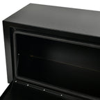 Underbody Trailer Tool Box for Pickup Truck (48''×14''×16'', Black Steel)