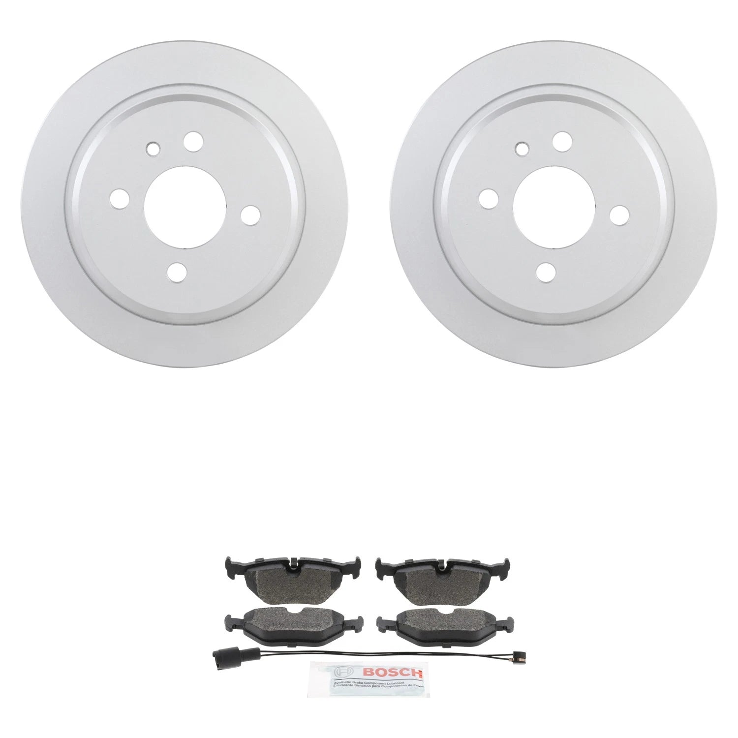 Bosch Rear Quietcast Brake Pad Kit for BMW E30 318i M42 325i M20 (1982–1994)