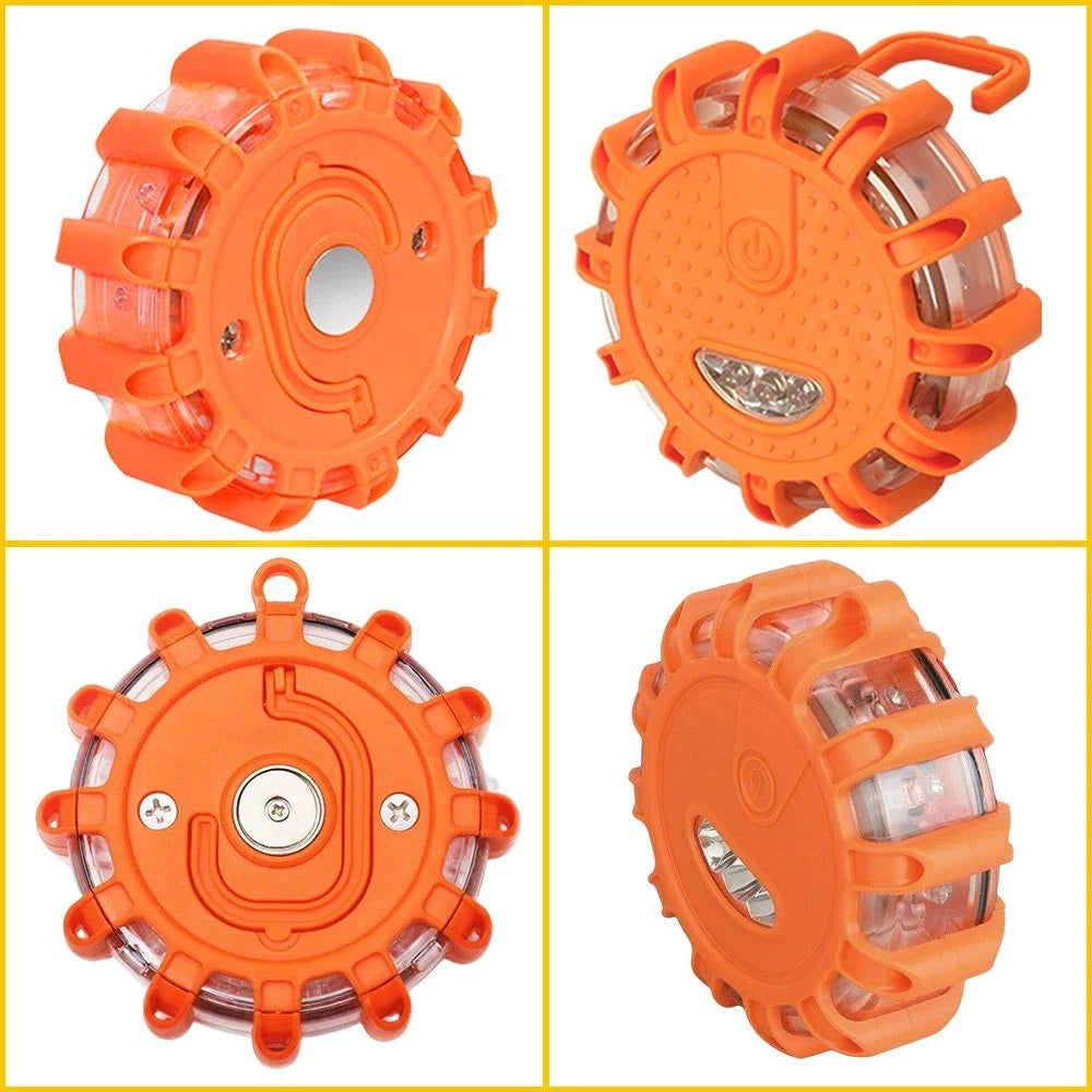 LED Magnetic Light Beacon for Universal Vehicles (Emergency Hazard Strobe)