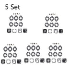 Set of 5 Carburetor Diaphragm Kits for Tecumseh TC200 TC300, Tillotson RK21 HU