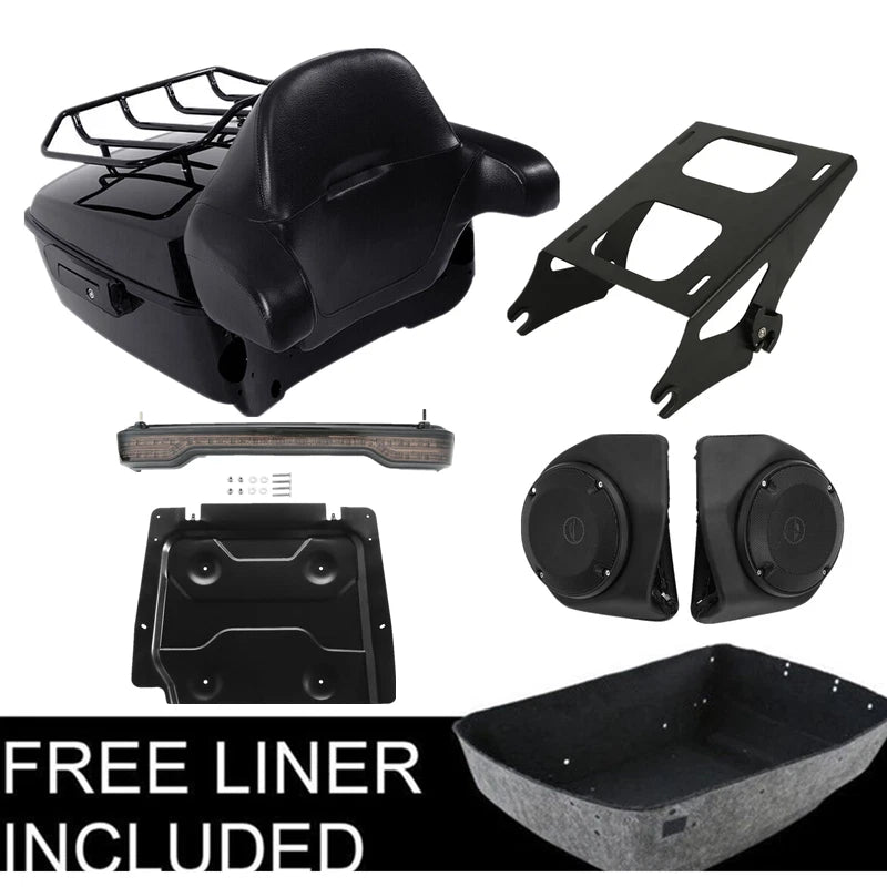 Trunk Pad Light Speakers Plate for Harley Electra Street Glide (2014–Up)