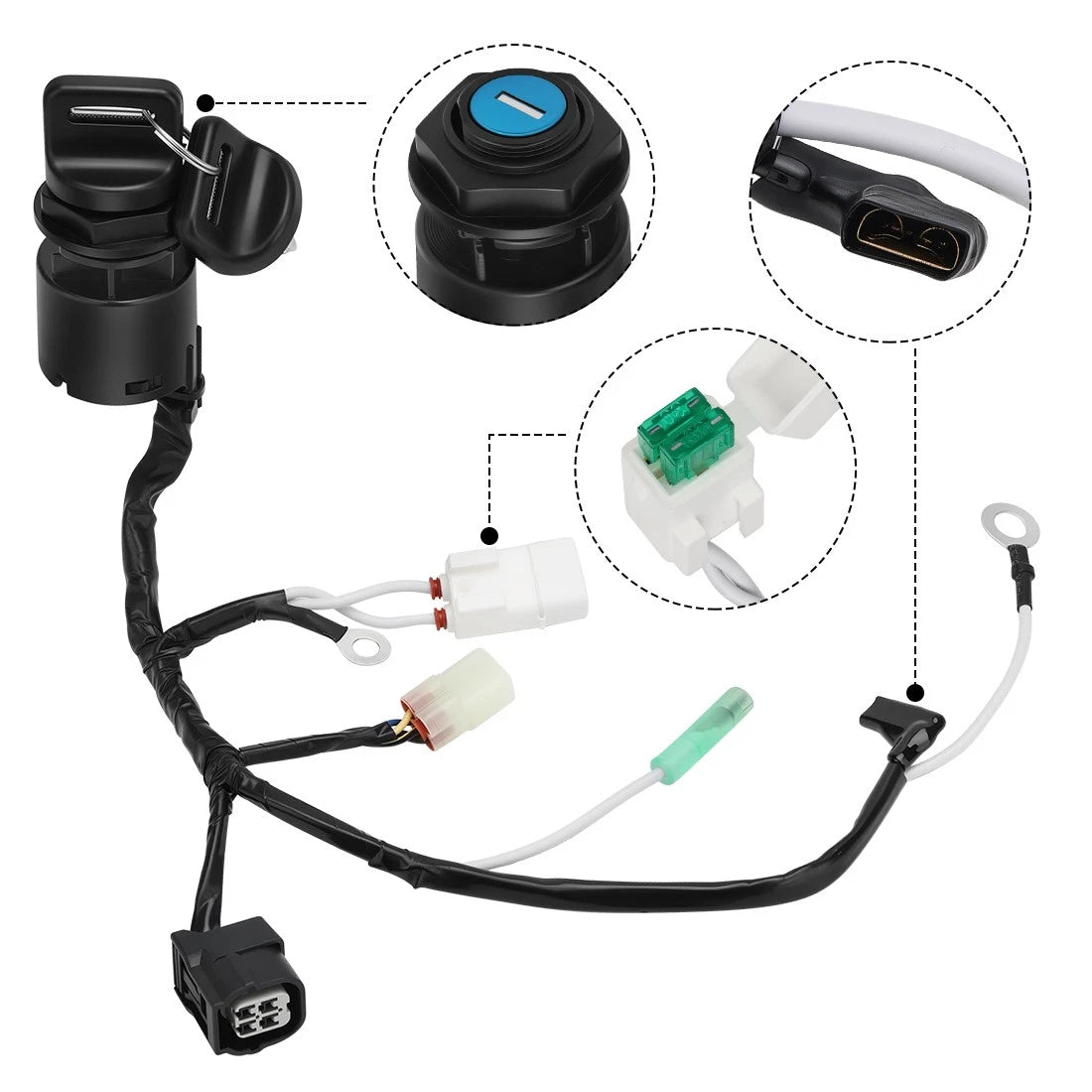 Combination Switch for Honda GX630 GX660 GX690 (35100-Z6L-013)