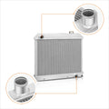 3-Row Aluminum Racing Radiator for Chevy C/K Truck, Pontiac Grand Prix (1961–1966)