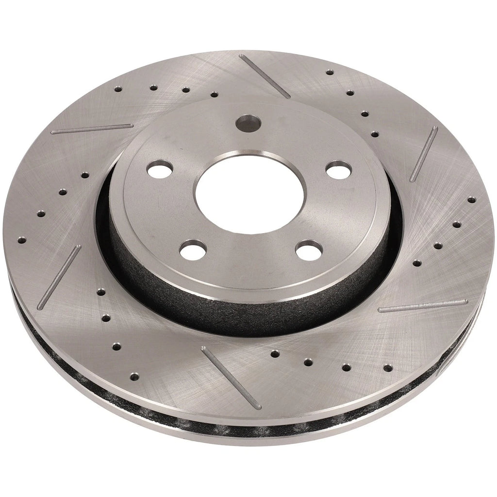 Front Drilled Brake Rotors & Ceramic Pads for Jeep Grand Cherokee (2015–2020)