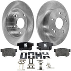 Rear Brake Rotor and Pad Kit for Honda Civic, Acura ILX (2006–2015)