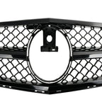 AMG Style Gloss Black Front Grille for Benz W204 C250 200 300 350 (2008–2013)