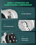 A/C Compressor for Chevrolet Camaro 1995–2002 3.8L 6 Groove