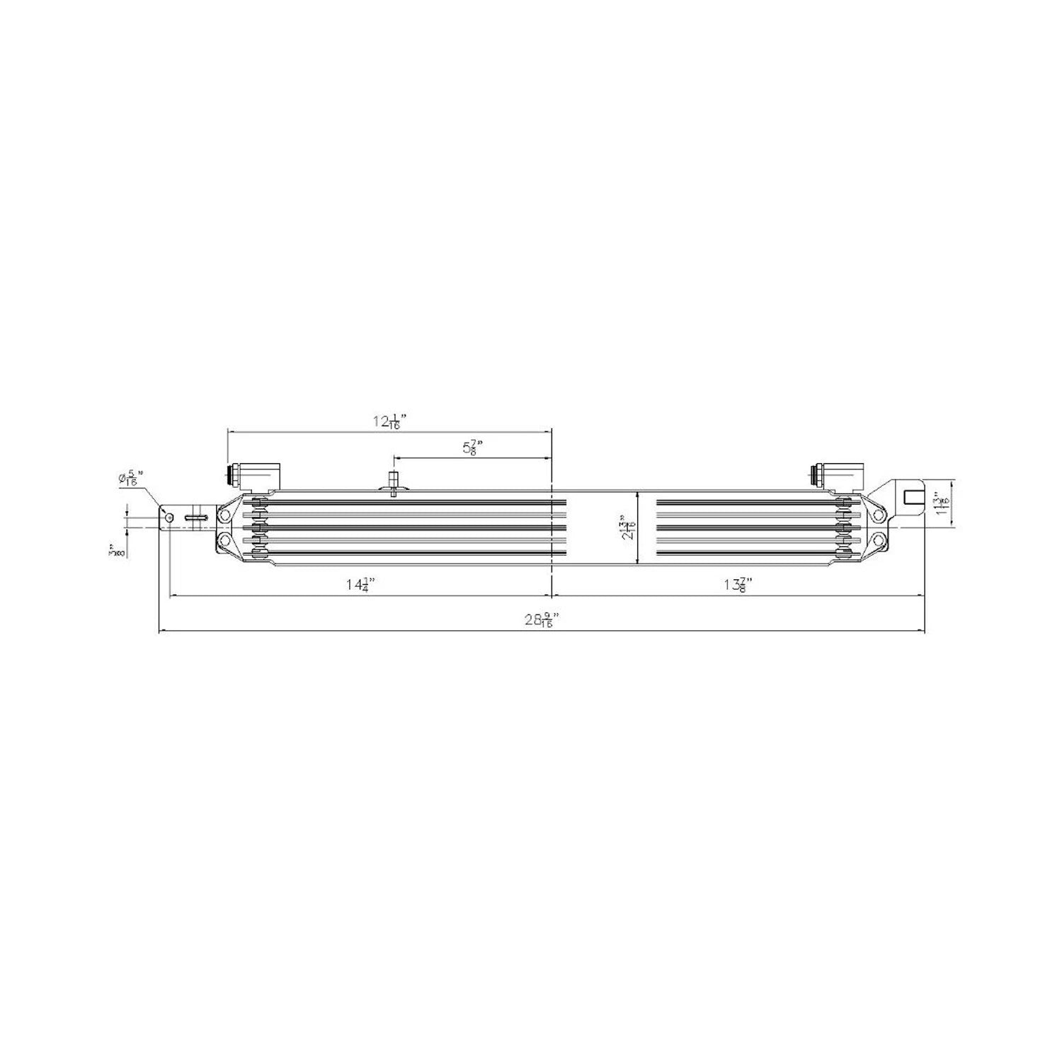 Replacement Automatic Transmission Oil Cooler Assembly (See compatibility Chart)
