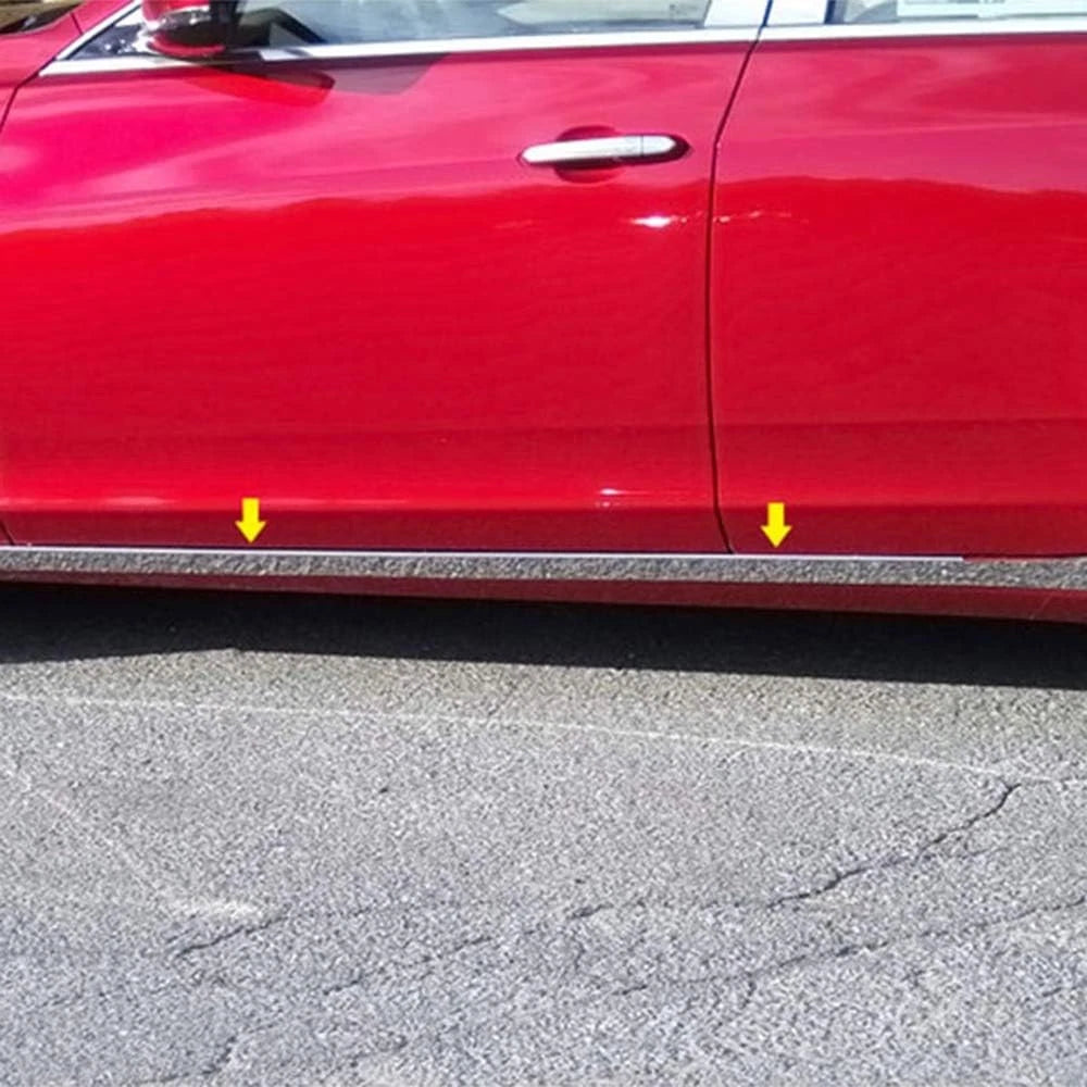 Rocker Molding Trim Chrome Accent for Cadillac CTS (2014–2019)
