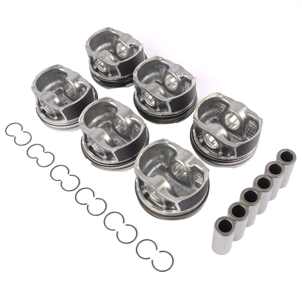 6X Pistons & Rings Set STD 22mm 84mm for BMW N55B30A (2011–2019)