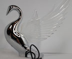 Hood Ornament Chrome Swan for Bugler Windrider (Fits Various Models)