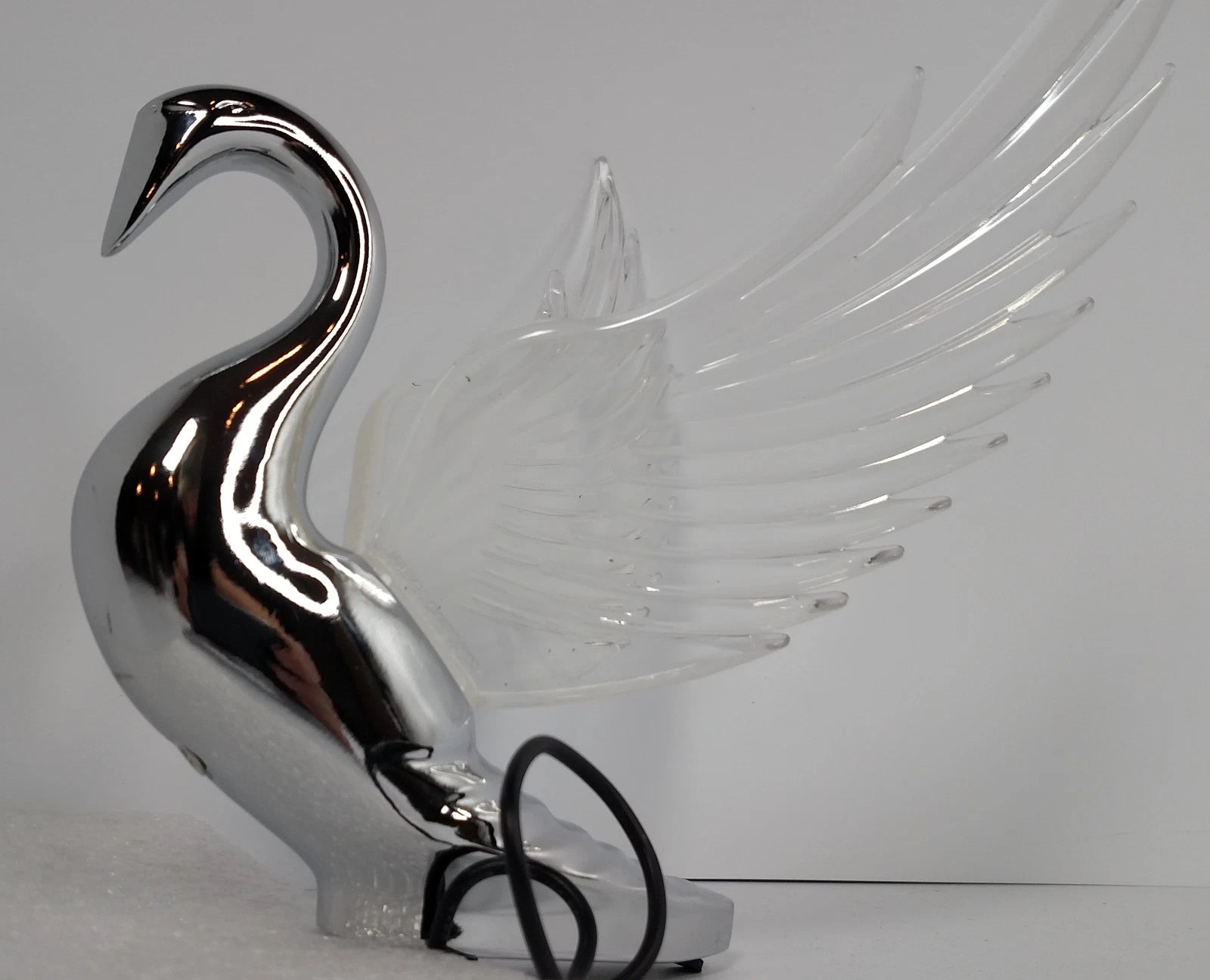 Hood Ornament Chrome Swan for Bugler Windrider (Fits Various Models)