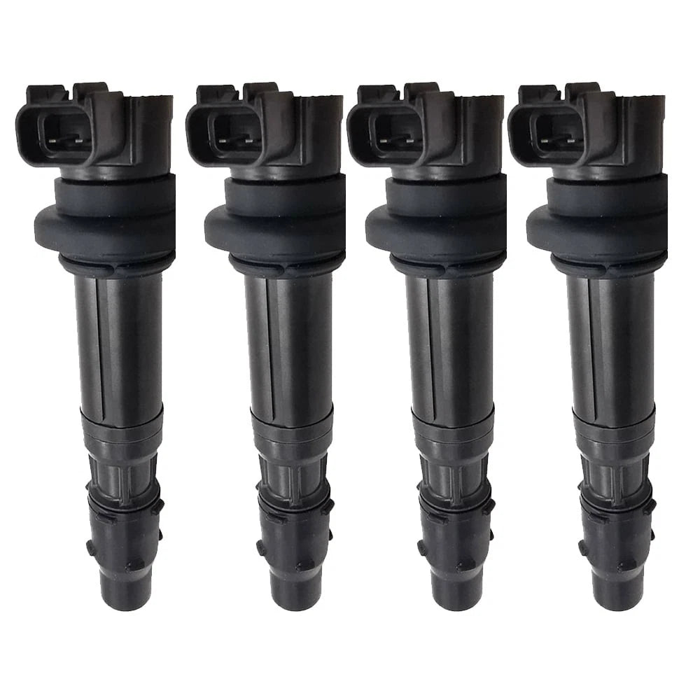 Set of 4 Ignition Coils F6T553 for Kawasaki Ninja ZX-6R (2000–2002)