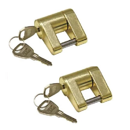 Trailer Coupler Lock 1/4 Inch Zinc Alloy for RV Truck Boat