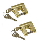 Trailer Coupler Lock 1/4 Inch Zinc Alloy for RV Truck Boat