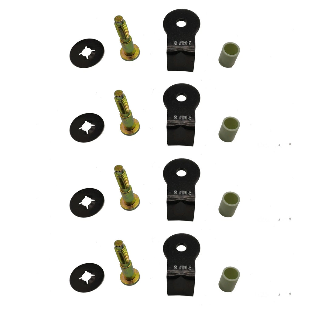 Set of 4 Rear Door Striker Bolts for Ford Bronco Escort Lincoln Mercury (1980–2011)