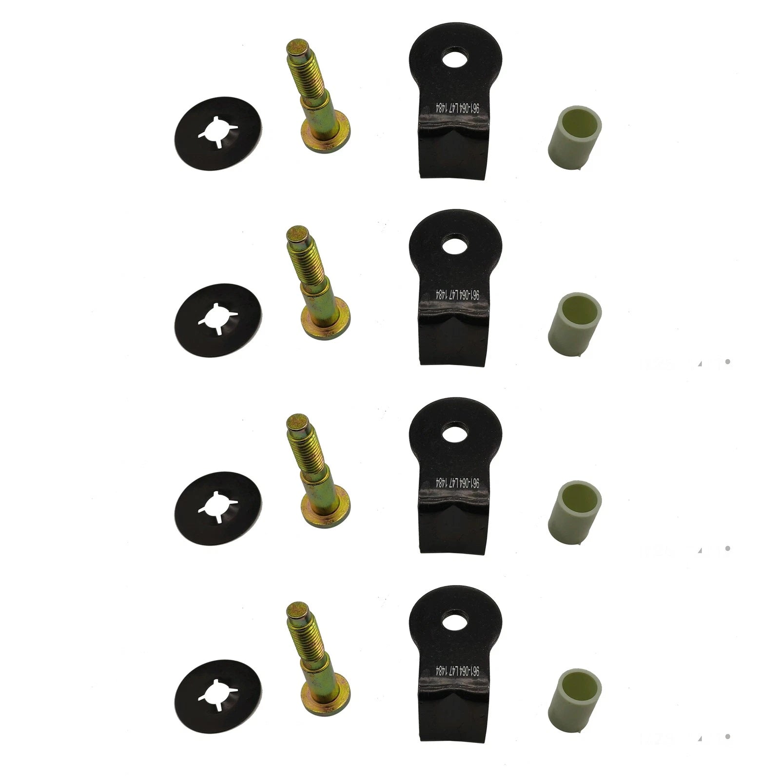 Set of 4 Rear Door Striker Bolts for Ford Bronco Escort Lincoln Mercury (1980–2011)