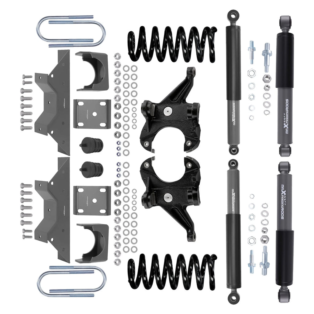 Dual Lowering Shock Kit for Chevy C10 GMC C15 (1973–1987)