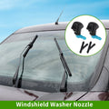 Windshield Washer Nozzle Set of 2 with Y Hose Connector for Honda Odyssey 