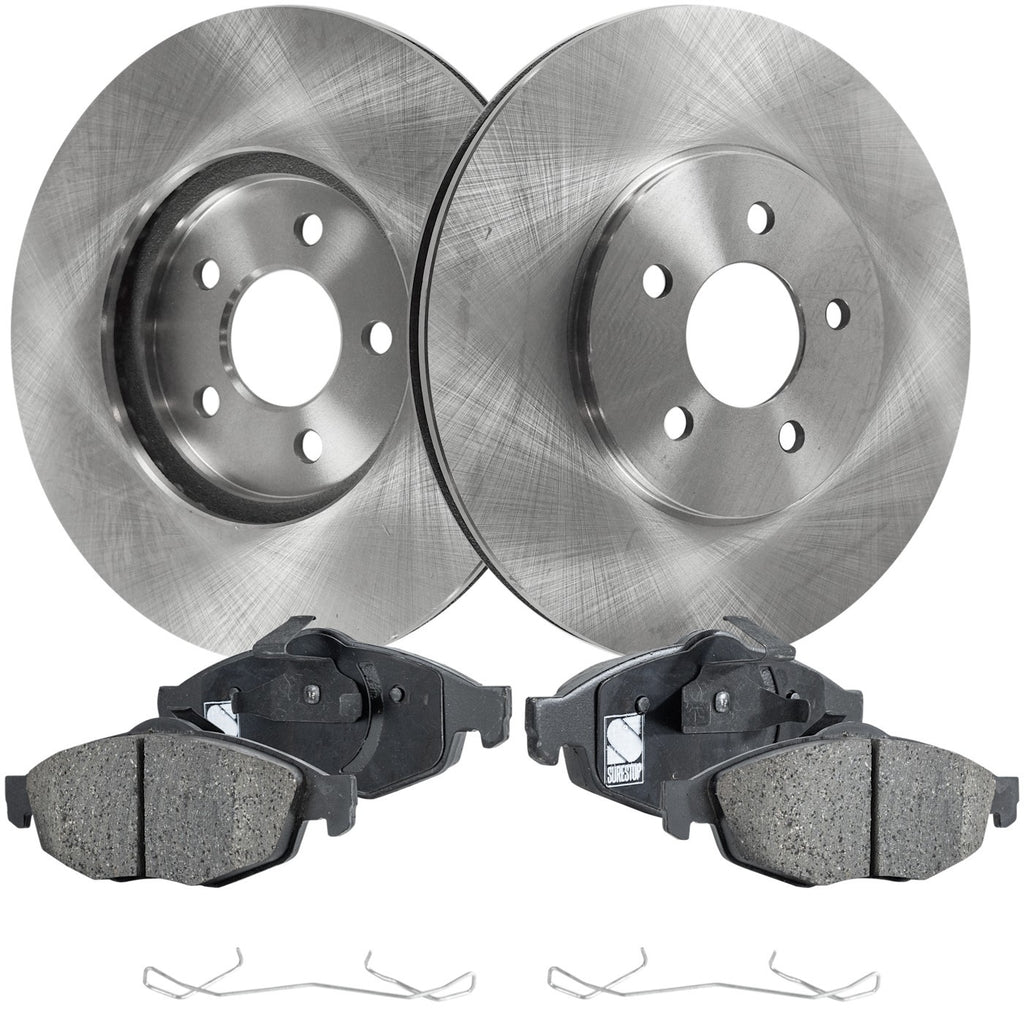 Front Brake Disc Rotors and Pads Kit for Dodge Stratus Chrysler Sebring