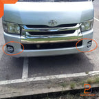Fog Lamp Spot Light for Toyota Hiace Commuter H200 (2014-2019) Black Cover