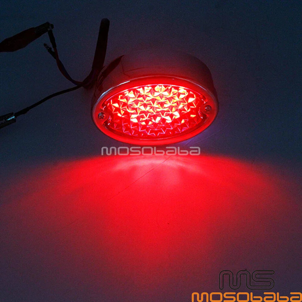 LED Cat Eye Tail Light for Harley Dyna Softail Fat Boy Sportster 883/1200