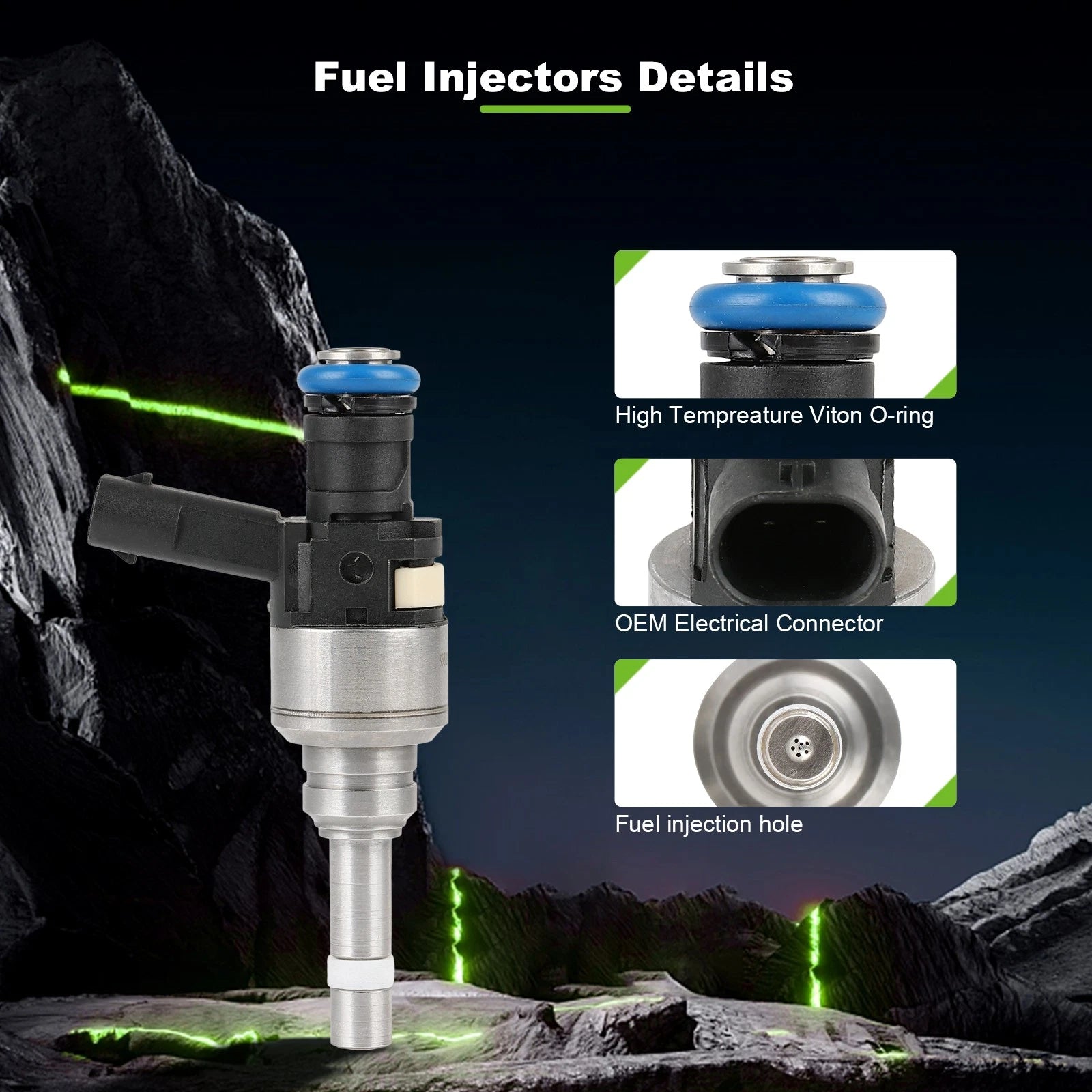 Fuel Injectors for Hyundai Sonata 2.0L (2011–2014), Santa Fe Sport 2.0L (2013–2016)