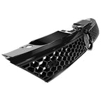 Grille for Volkswagen Jetta GLI (2011–2014) Hex Mesh Black with Chrome Trim