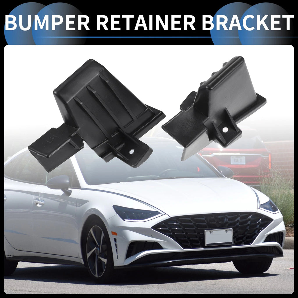 1 Pair Front Bumper Retainer Bracket No. 86556F2AA0 for Hyundai Elantra (2019–2020)