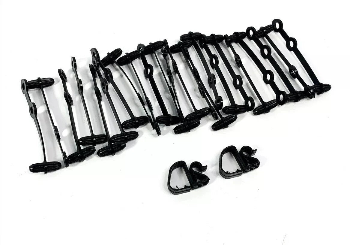Engine Compartment Wire Loom and Hose Clip Kit for 1965–1966 Ford Mustang