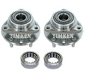 Front and Rear Wheel Bearings & Hubs Kit for S10 Sonoma (1994–2004)