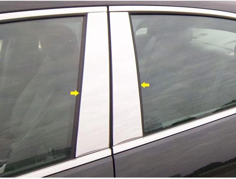 4pc. Luxury FX Chrome Pillar Post Trim For 2013-2015 Chevy Malibu