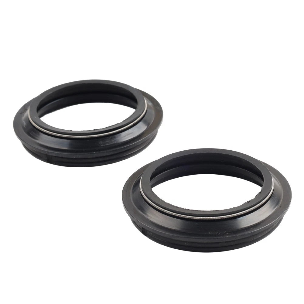 Set of 2 Fork Dust Seals for Motorcycle (47X58 MM)