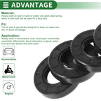 Set of 5 Oil Seal Rotary Shaft Seal NBR Rubber 30x58x12mm for Various Models