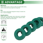 Set of 5 Oil Seal Rotary Shaft Seal 20x40x10mm High Pressure Green