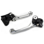 Silver Pivot Dirt Clutch Brake Levers for Kawasaki KX250 KX250F (2005–2012)