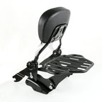 Backrest Pad Sissy Bar Rack for Harley Touring (2009–2013)
