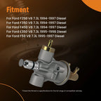 Fuel Transfer Lift Pump for Ford F-250 F-350 F-450 7.3L V8 (1994–1997)