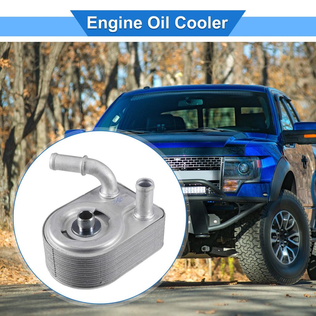 Engine Oil Cooler with Bolt for Ford Fiesta (2011–2013) No. 7S7G6B856AA