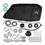 65PCS Transmission Oil Pan & Bushing Repair Kit for BMW E60 E65 E70 (2001–2010)