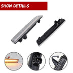 2X Clear Amber LED Front Side Marker Lights for Dodge Challenger (2015–2023)
