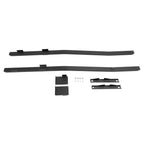 Full Length Black Subframe Connectors for Ford Mustang (1979–2004)