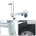 2-in-1 Aluminum Hand Truck for Heavy Duty Use